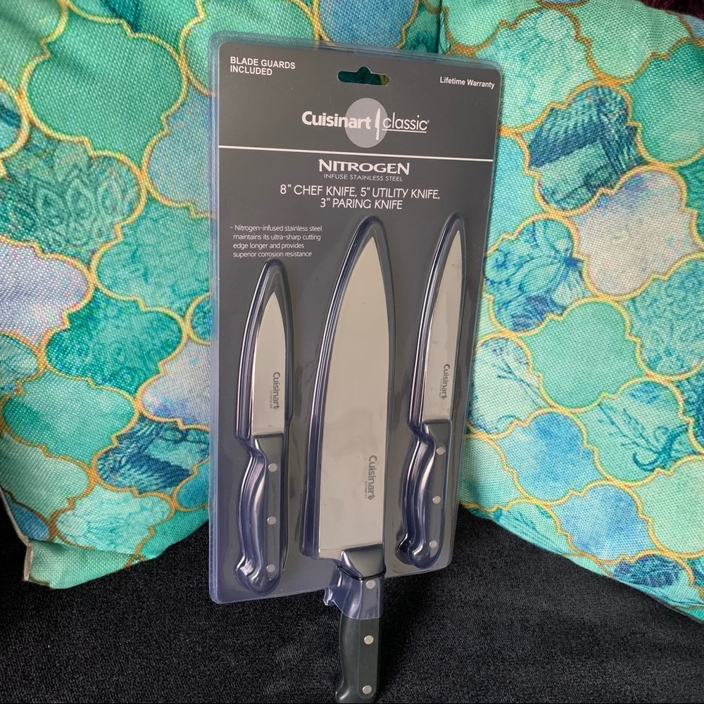 Cuisinart Chef Knife Set of Three NEW